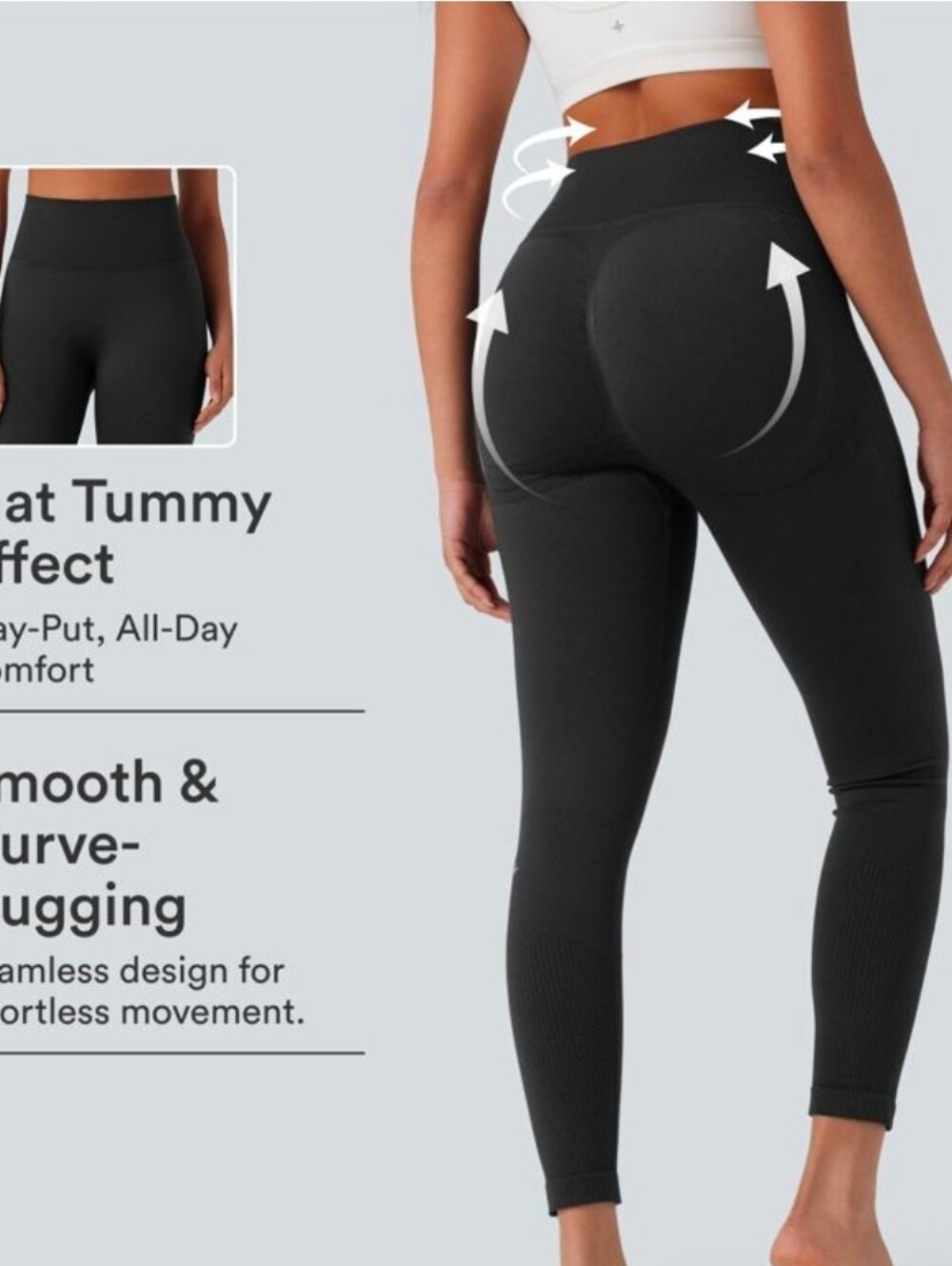 Black High-Waist Leggings